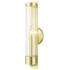 Castleton Tall 1 Light Satin Brass ADA Sconce