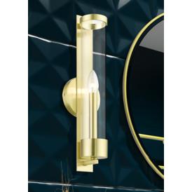 Castleton Tall 1 Light Satin Brass ADA Sconce Castleton Tall 1 Light Satin Brass ADA Sconce