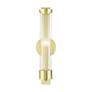 Thumbnail4 of Castleton Tall 1 Light Satin Brass ADA Sconce more views