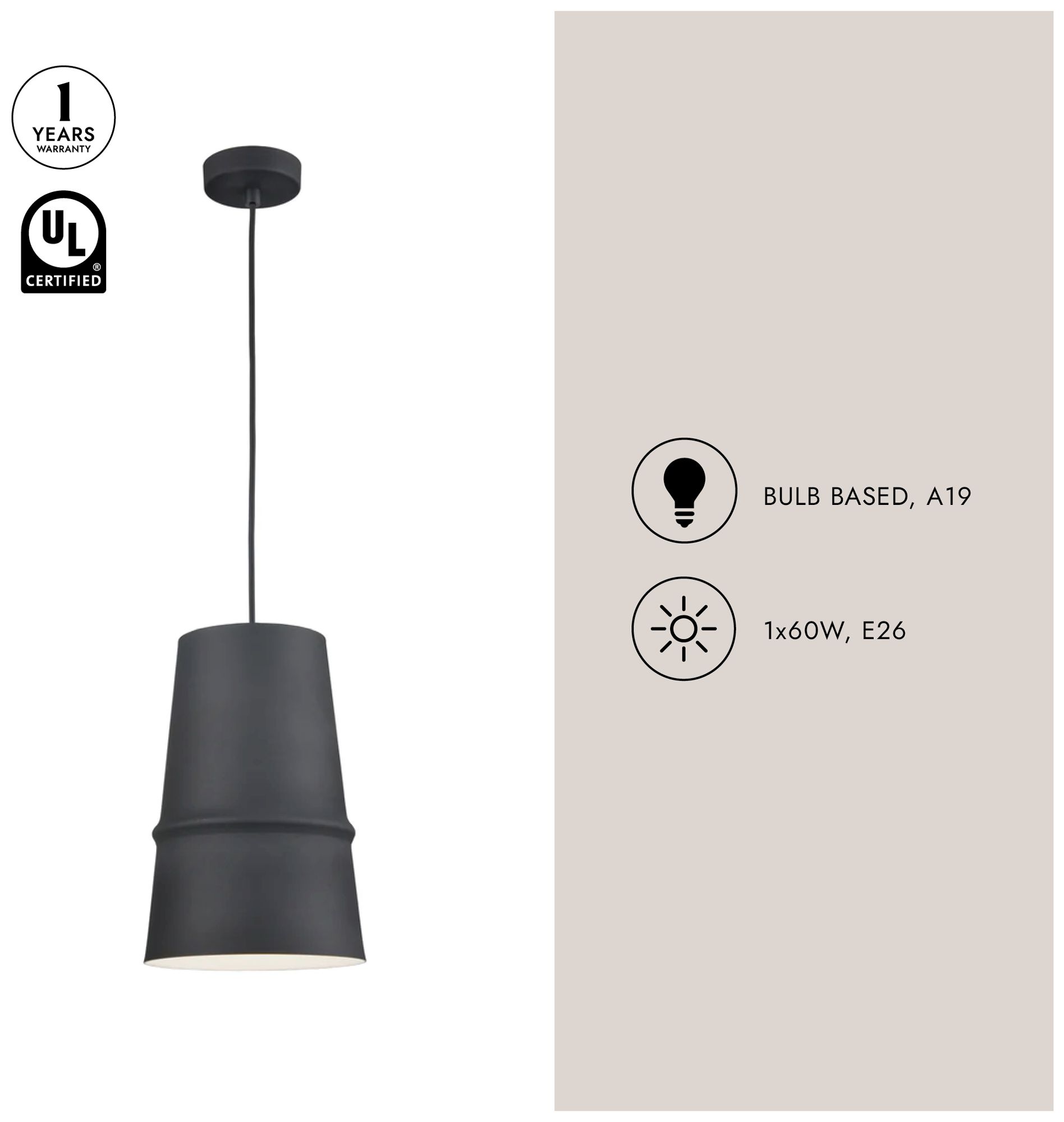 Image 4 Castor 8" Wide Indigo Blue Cone Mini Pendant more views