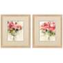 2_Casual Bouquet 15"W x 17"H Framed Art - Set of 2