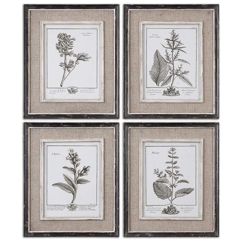 Image 2 Casual Gray Study 17 1/2" High 4-Piece Framed Wall Art Set
