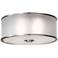 Casual Luxury 13" Wide Ceiling Light Fixture