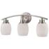 Casual Mission 20" Wide 3-Light Vanity Light - Brushed Nickel