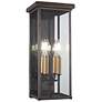 Casway 17" High Oil-Rubbed Bronze Outdoor Pocket Wall Light