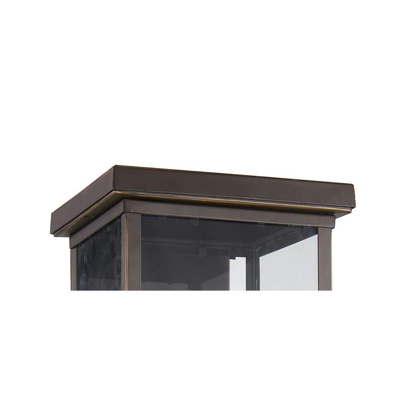 Image 4 Casway 17" High Oil-Rubbed Bronze Outdoor Pocket Wall Light more views