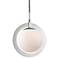Caswell 17 3/4" Wide Polished Nickel LED Pendant Light