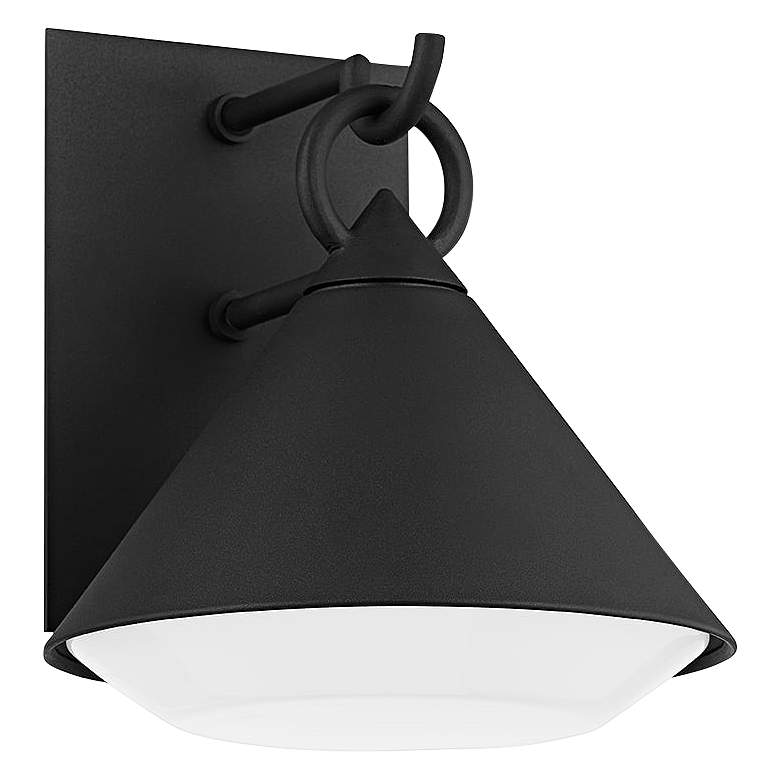 Image 1 Catalina 10 inch High Textured Black Outdoor Wall Light