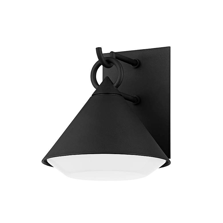 Image 1 Catalina 10" High Textured Black Outdoor Wall Light