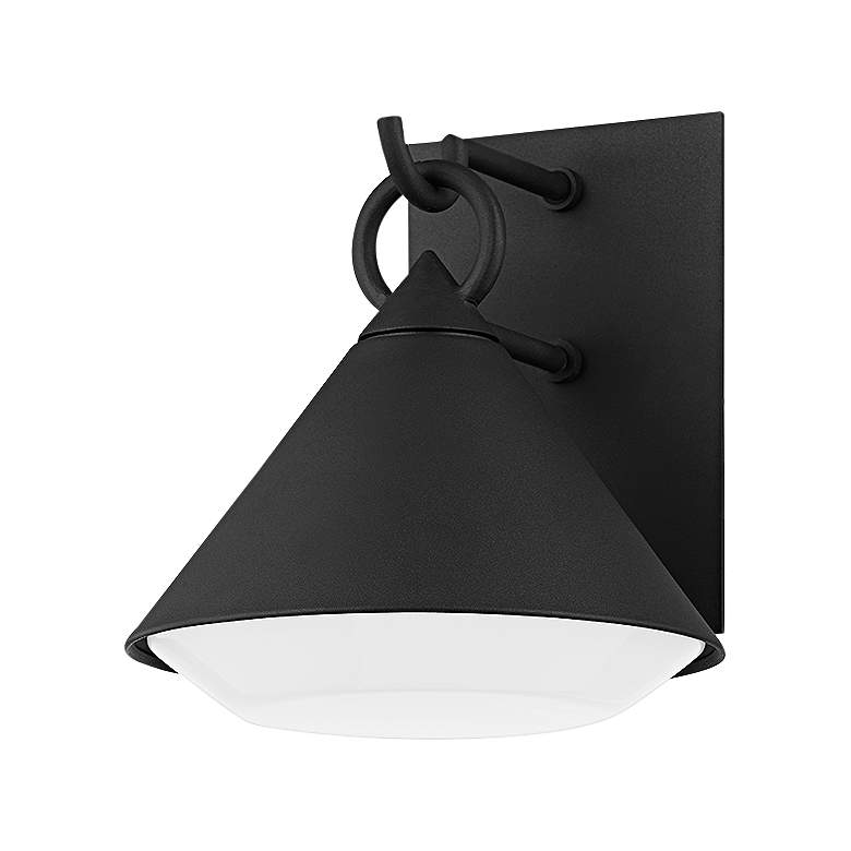 Image 3 Catalina 10" High Textured Black Outdoor Wall Light more views
