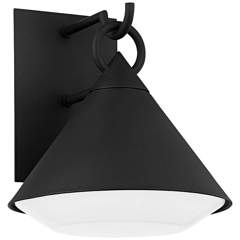 Image 2 Catalina 12 3/4" High Textured Black Outdoor Wall Light