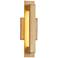 Catalina 15" High Burnished Gold LED Outdoor Wall Light
