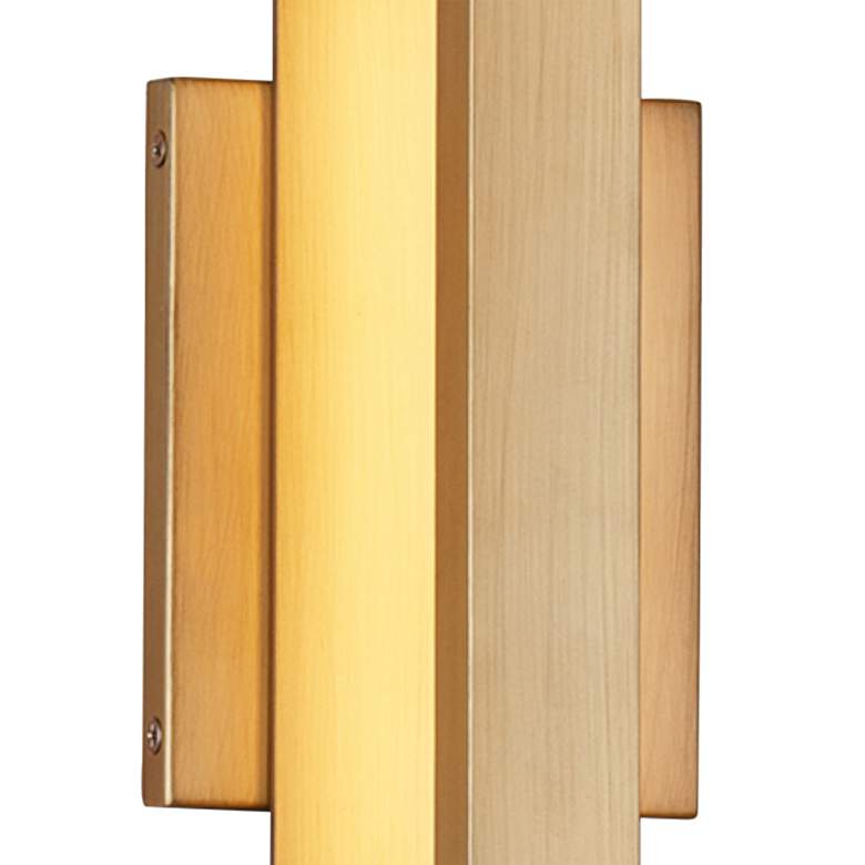 Image 2 Catalina 15" High Burnished Gold LED Outdoor Wall Light more views