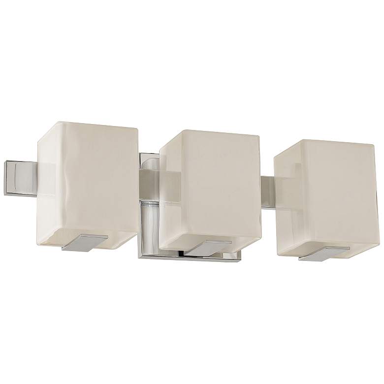 Image 1 Catalina 17" Wide Chrome 3-LED Bath Light