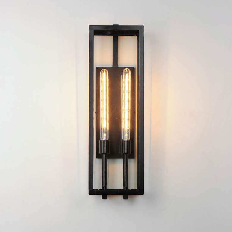 Image 5 Catalina 26" High Dark Bronze 2-Light Outdoor Wall Light more views