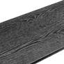 4_Catalina 35 1/2" Wide Matte Black Wood Floating Wall Shelf more views