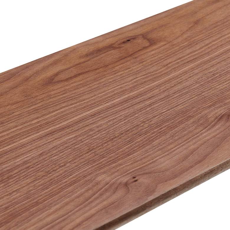 Image 3 Catalina 35 1/2"W American Walnut Wood Floating Wall Shelf more views