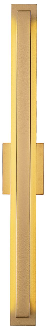 Image 2 Catalina 36" High Burnished Gold LED Outdoor Wall Sconce more views