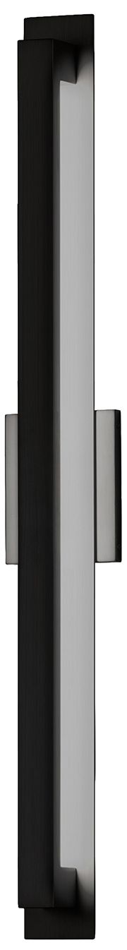 Catalina 36" High Matte Black LED Outdoor Wall Sconce