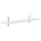 Catalina 47 1/4" Wide Matte White Wood Floating Wall Shelf