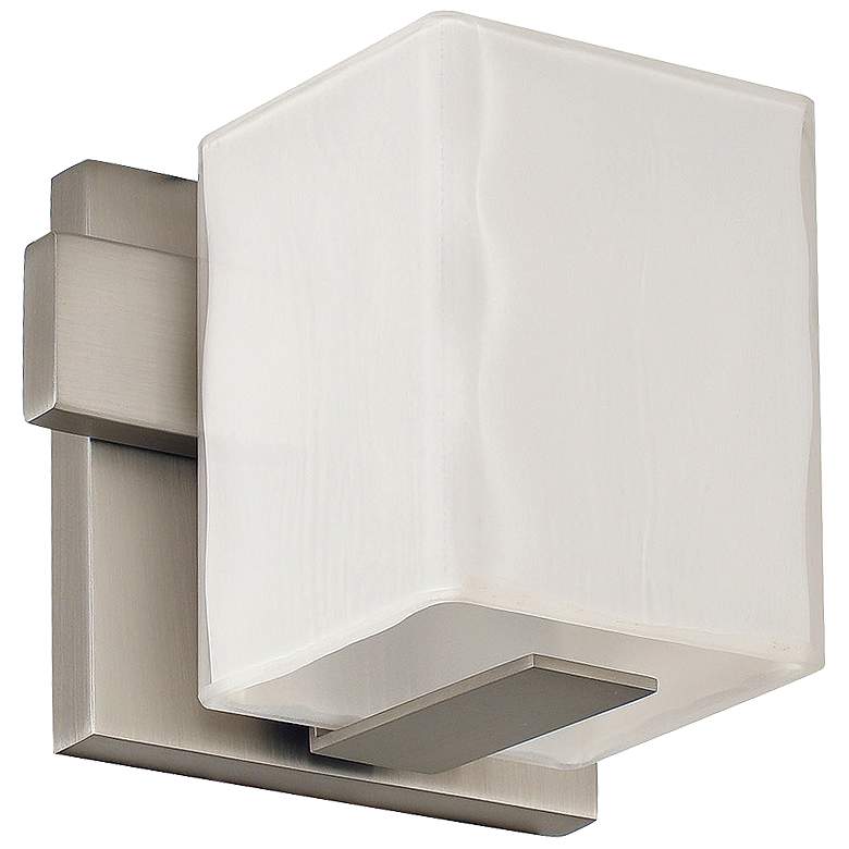 Image 1 Catalina 5 inch High Satin Nickel LED Wall Sconce