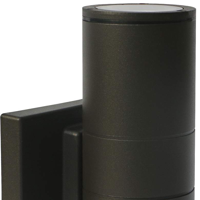 Image 2 Catalina 6 3/4" High Bronze LED Outdoor Wall Light more views