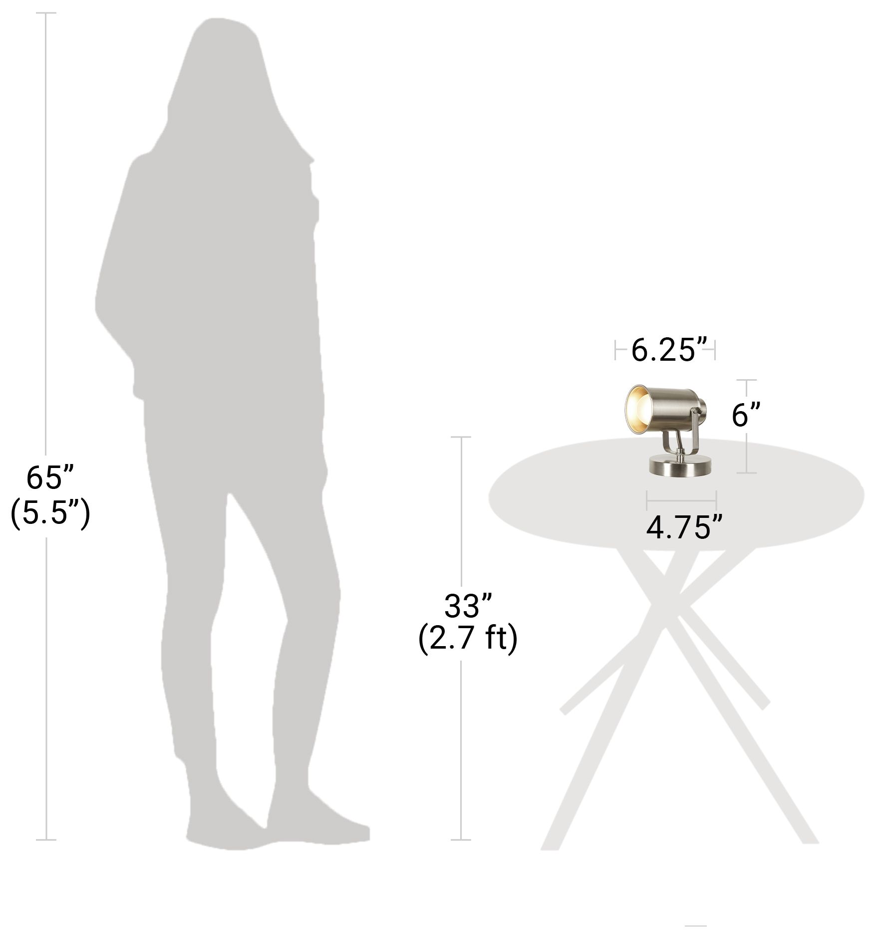 Catalina 6" Wide Brushed Nickel Multipurpose Spotlight Set of 2