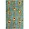 Catalina Collection Blue Peacock Area Rug