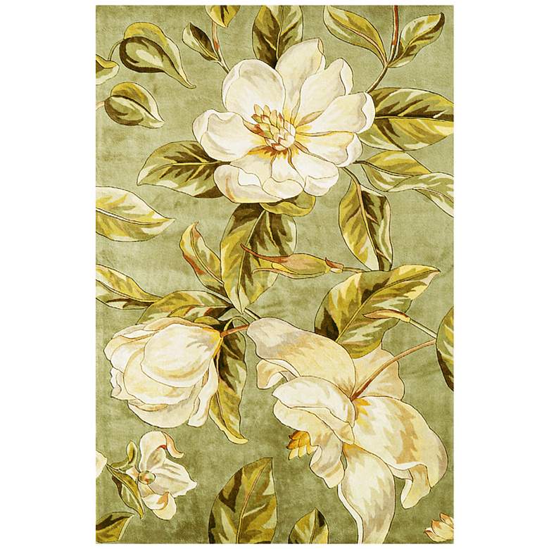 Image 1 Catalina Collection Sage Magnolia 5'x8' Area Rug