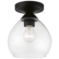 Catania 1 Light Black Semi-Flush