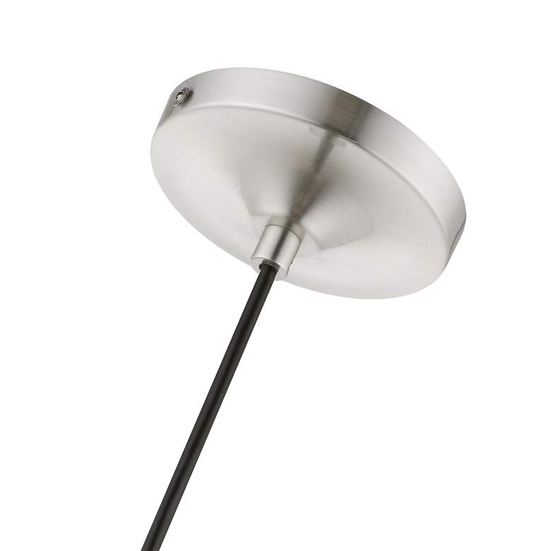 Image 7 Catania 1 Light Brushed Nickel Mini Pendant more views