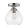 Thumbnail3 of Catania 1 Light Brushed Nickel Semi-Flush more views