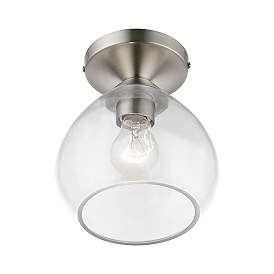 Image5 of Catania 1 Light Brushed Nickel Semi-Flush more views