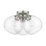 Thumbnail3 of Catania 3 Light Brushed Nickel Semi-Flush more views