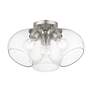 Thumbnail4 of Catania 3 Light Brushed Nickel Semi-Flush more views
