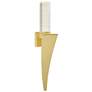Catania 30" High Satin Gold LED Wall Sconce