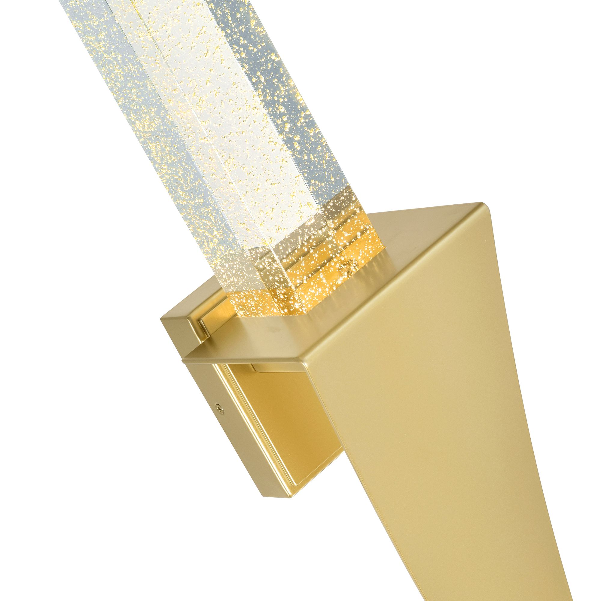 Catania 30" High Satin Gold LED Wall Sconce