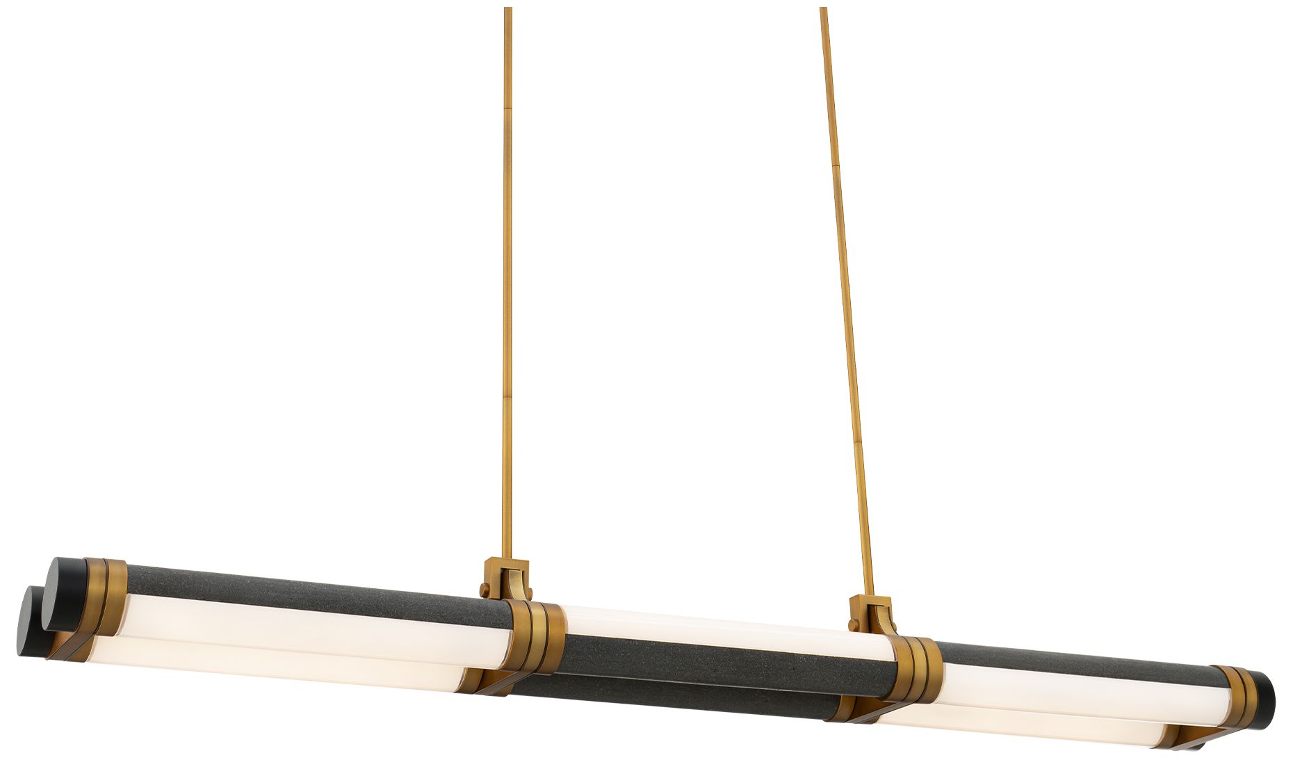 Image 3 Catania 4.2"H x 48"W 1-Light Linear Pendant in BV more views