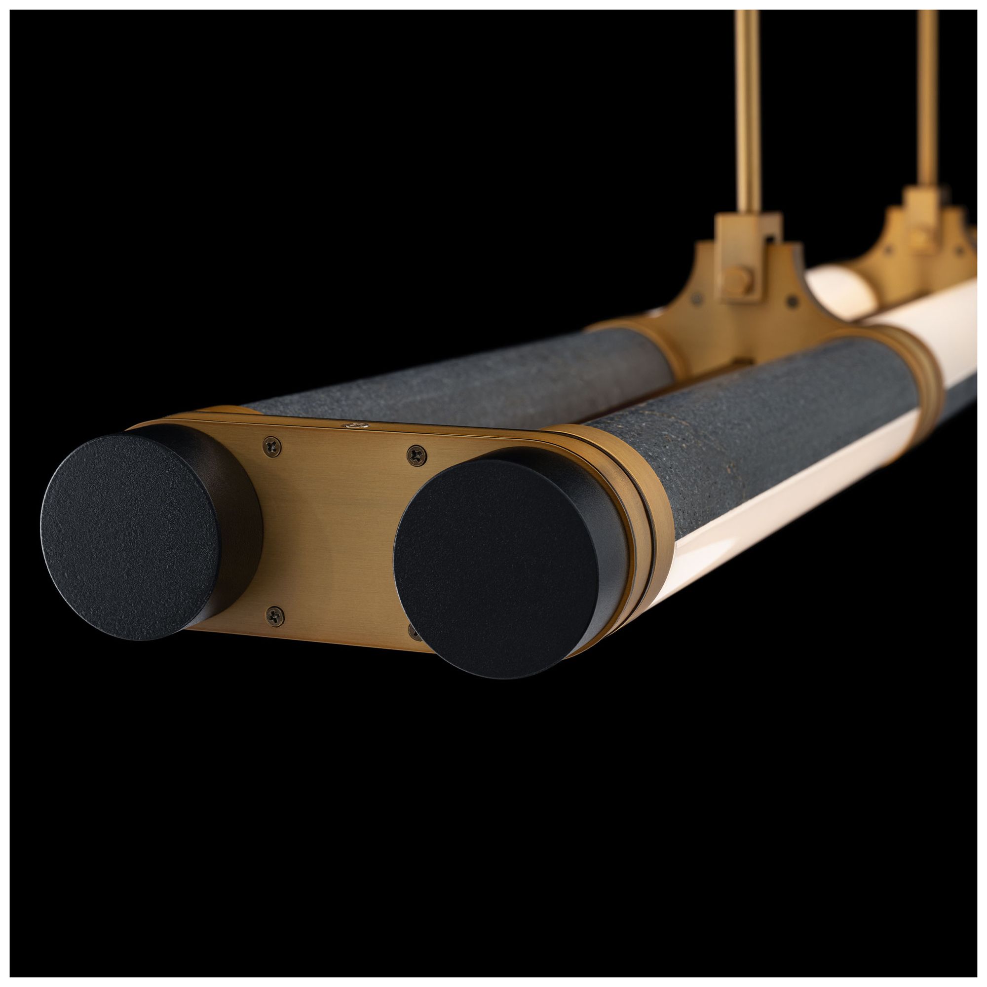 Image 4 Catania 4.2"H x 48"W 1-Light Linear Pendant in BV more views