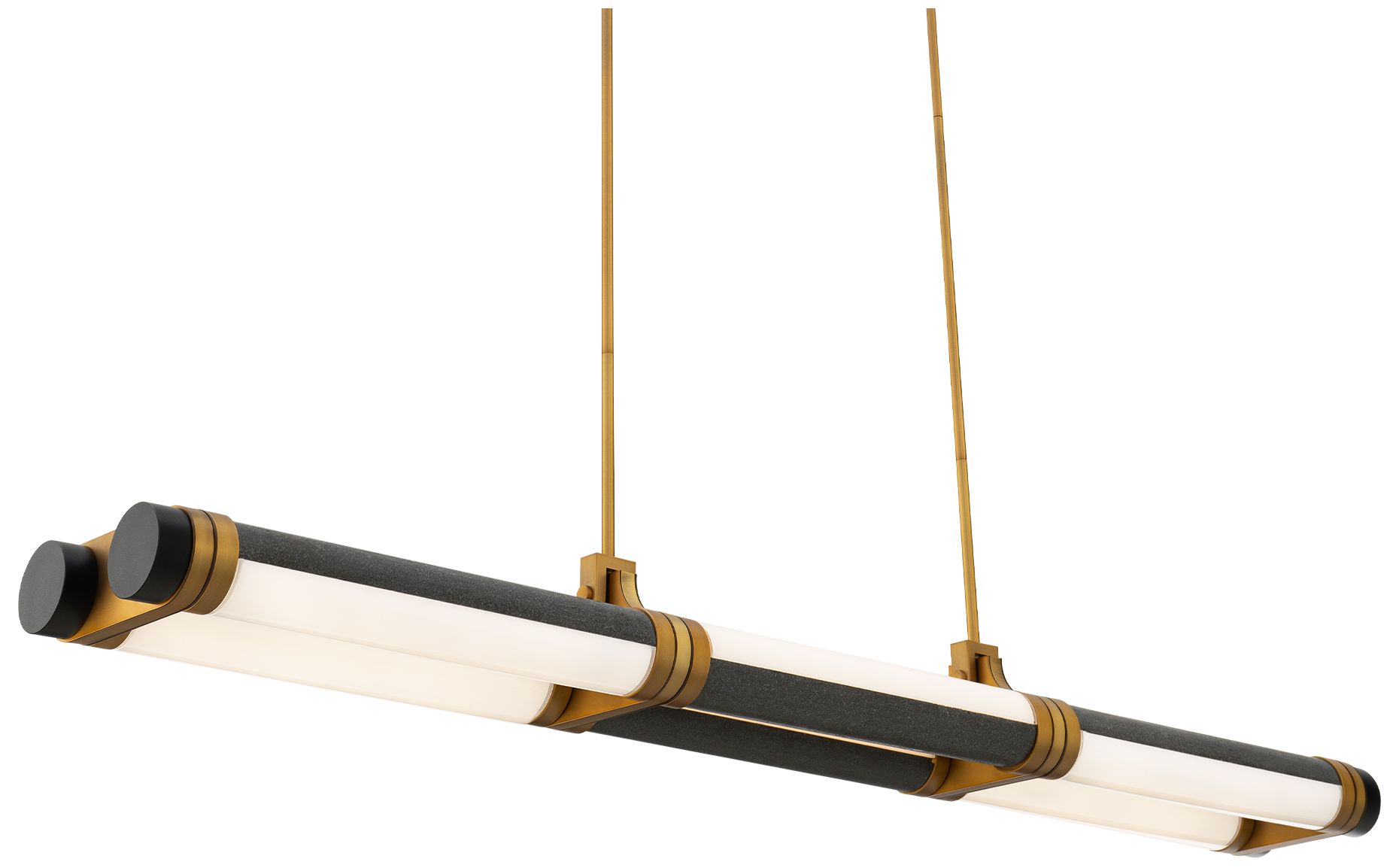 Catania 4.2"H x 48"W 1-Light Linear Pendant in BV