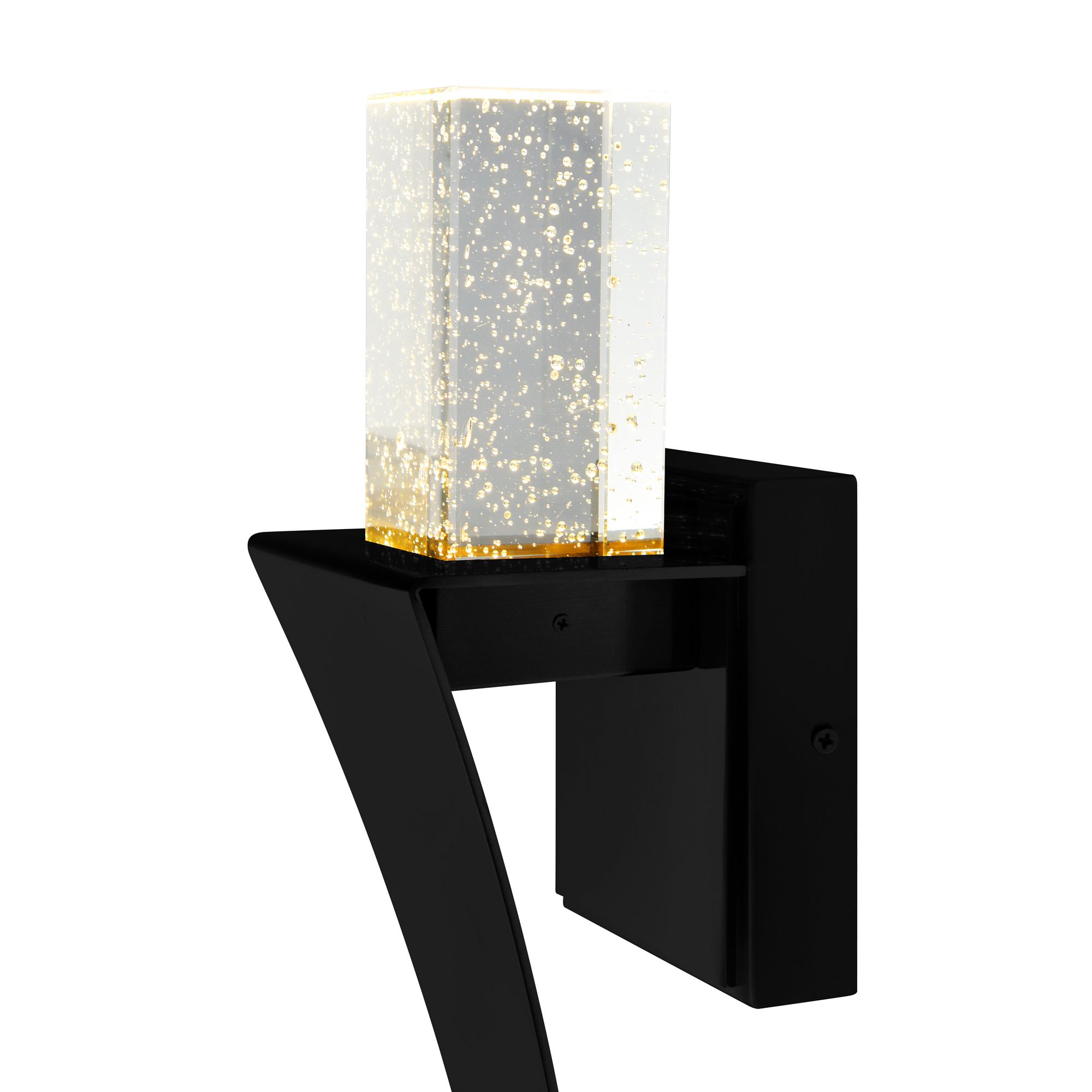 Image 3 Catania Integrated LED 5in Black Wall Light more views