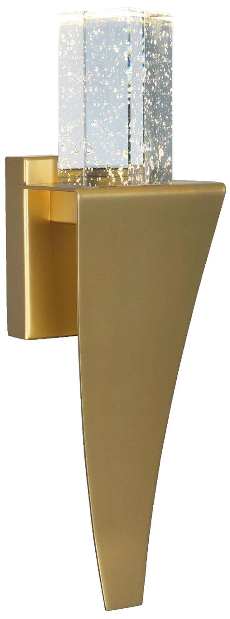 Catania Integrated LED 5in Satin Gold Wall Light