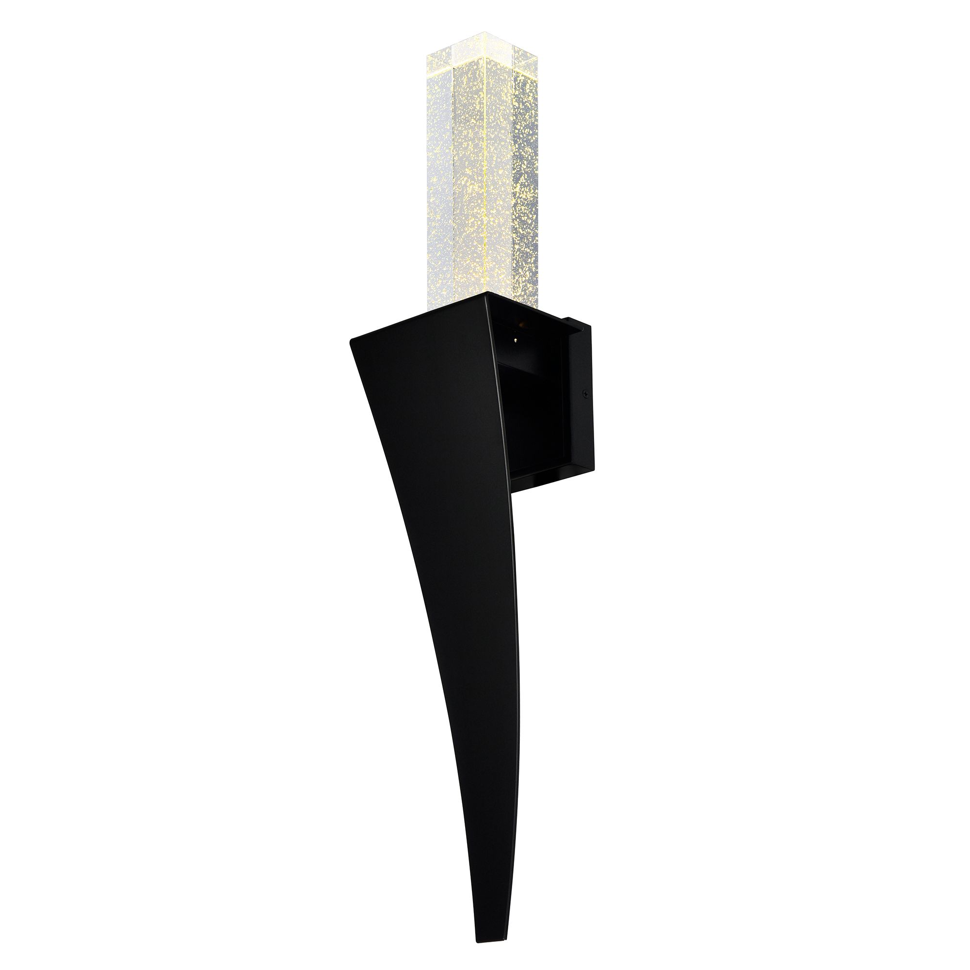 Image 2 Catania Integrated LED 7in Satin Gold Wall Light more views