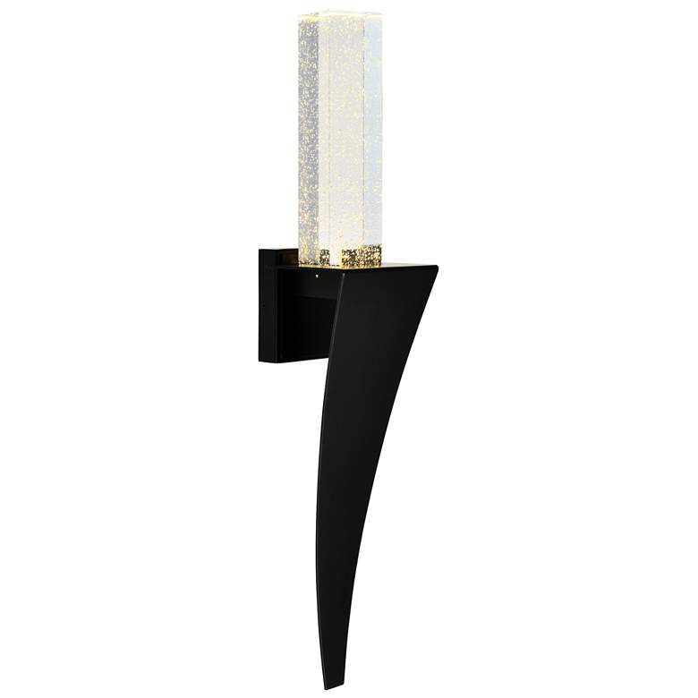 Image 1 Catania Integrated LED Black Wall Light