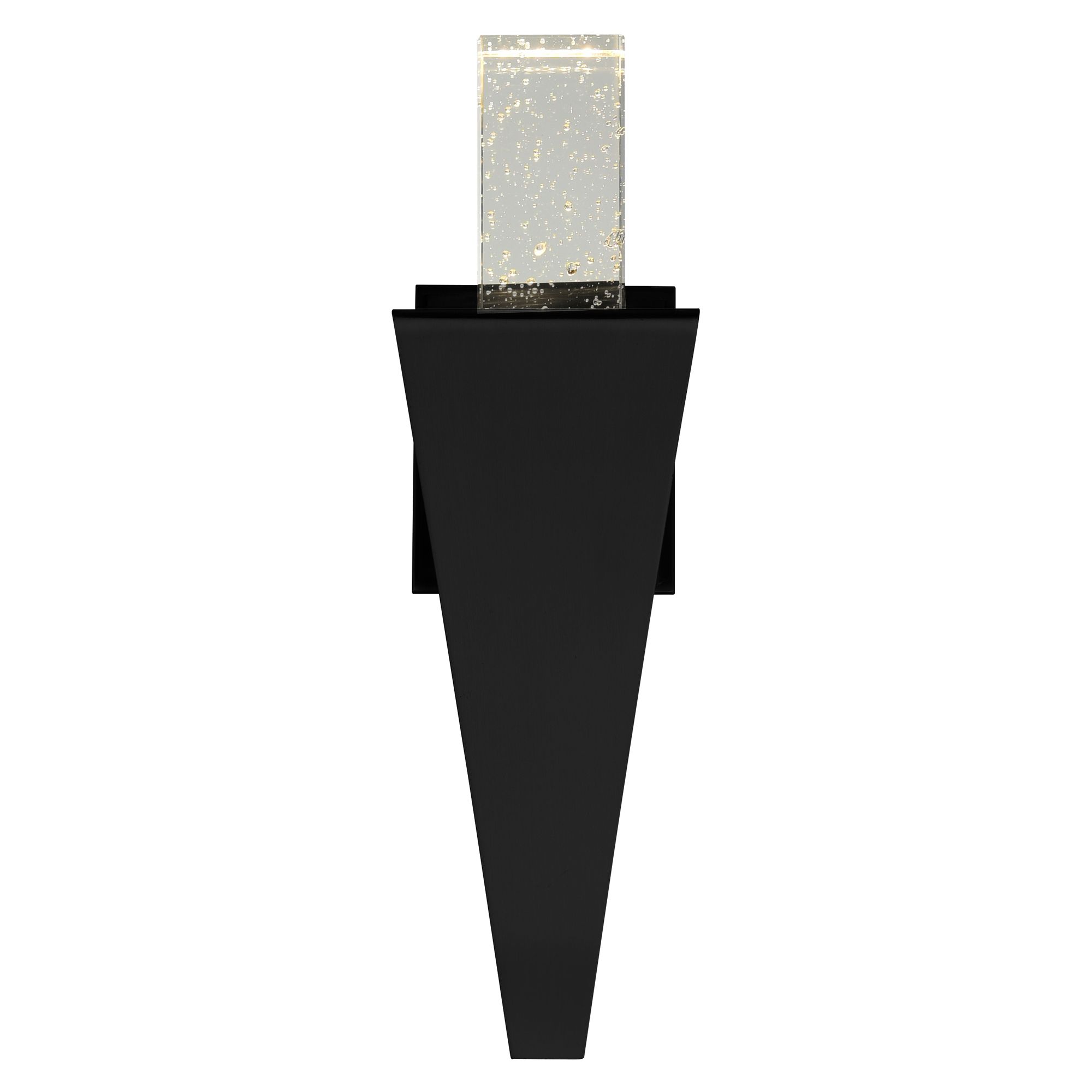 Image 2 Catania LED Integrated Black Wall Light more views