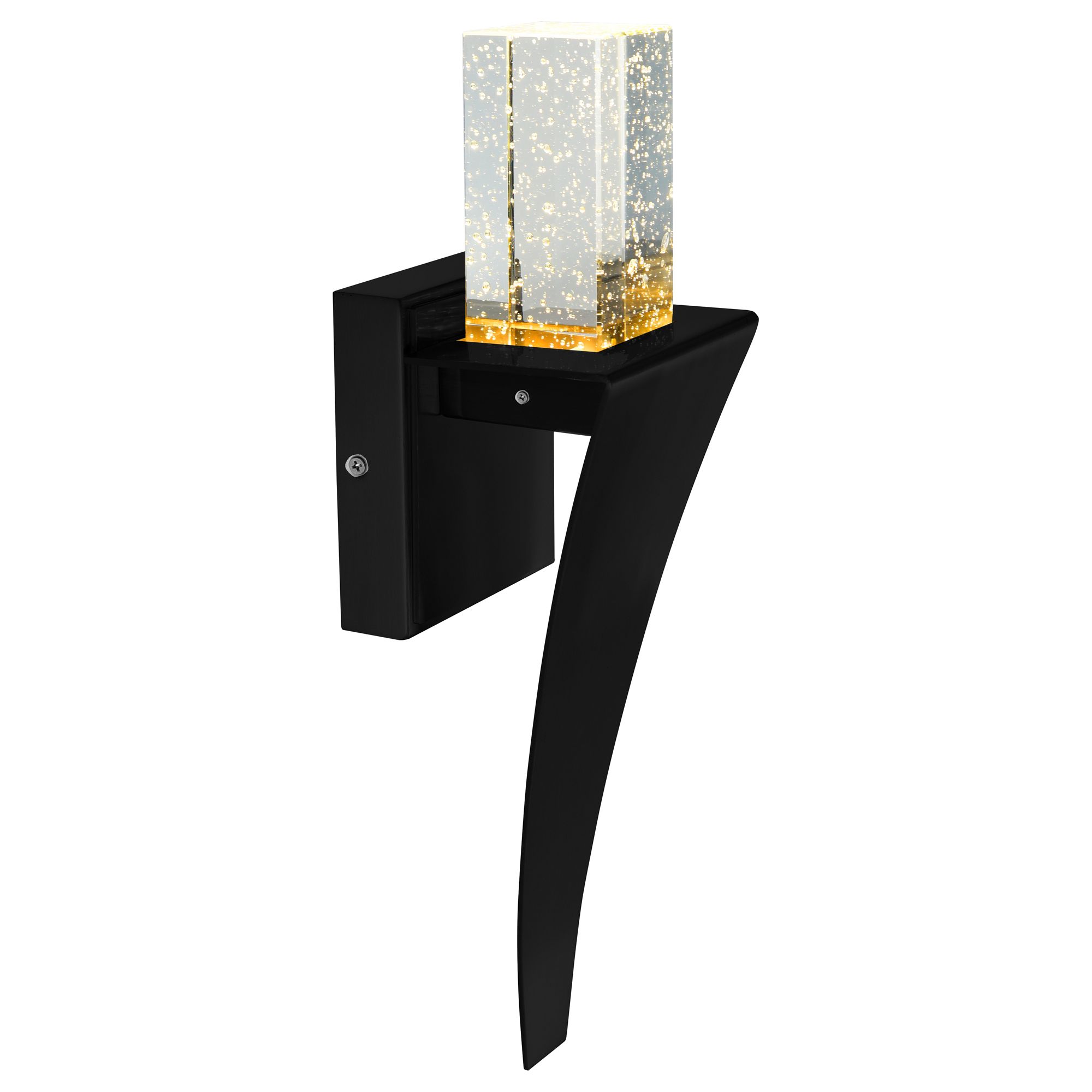 Image 4 Catania LED Integrated Black Wall Light more views