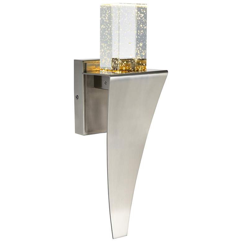 Image 1 Catania LED Integrated Satin Nickel Wall Light