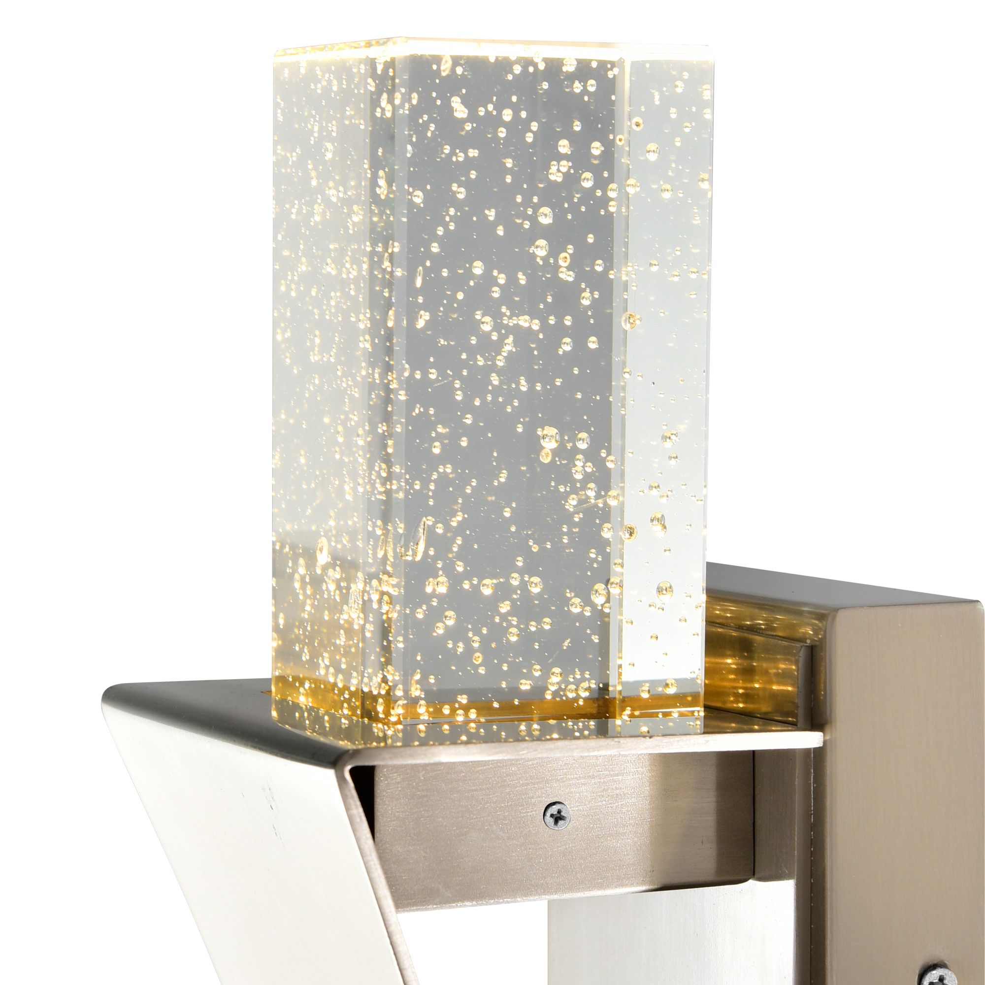 Image 5 Catania LED Integrated Satin Nickel Wall Light more views