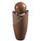 Catarina 34 1/4" High Umber Ceramic Patio Bubbler Fountain