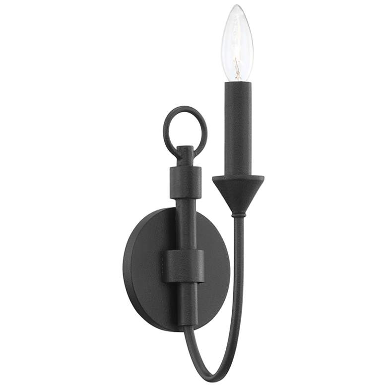 Image 1 Cate 14 inch High Forged Iron Outdoor Wall Light